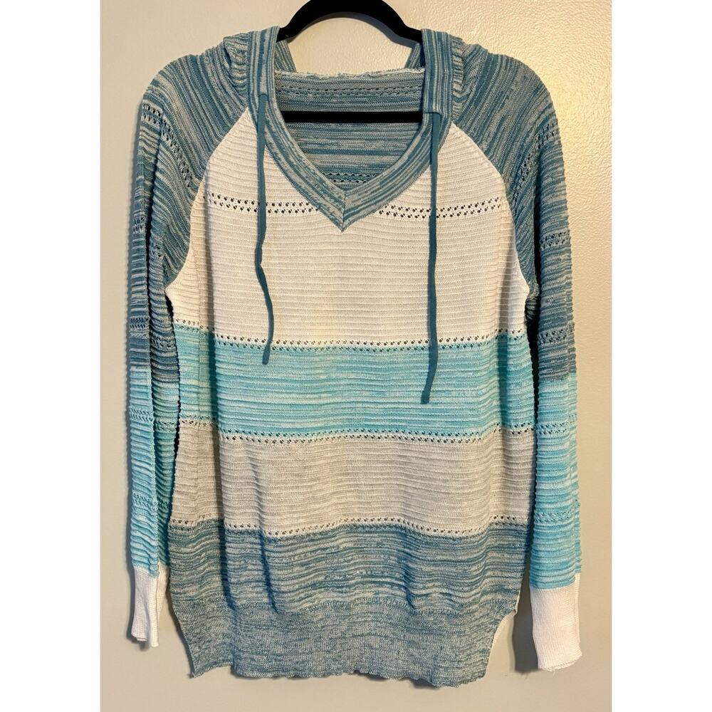 ❤️ Lightweight Summer V-Neck Hoodie Size XL